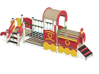 Игровой комплекс Веселый паровозик 5